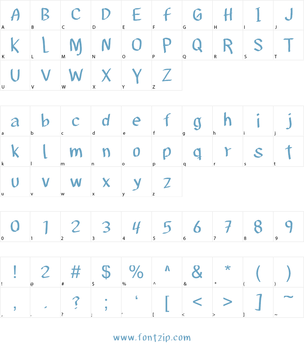 LJ Studios MNS 2 Font Character